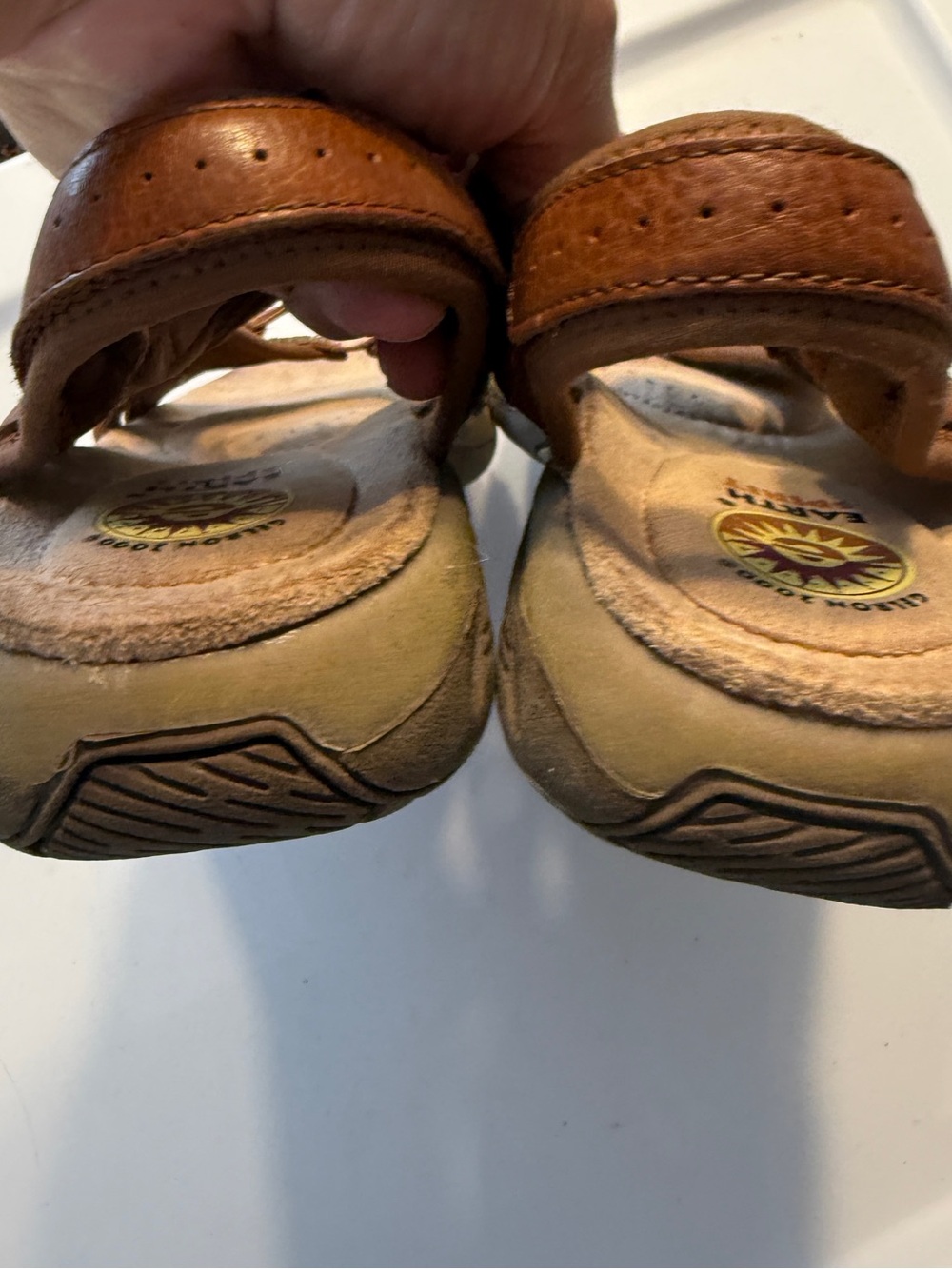 Earth Spirit Adelaide Brown Leather Casual Strap Leather Sandals Womens 8.5 - Picture 6 of 11